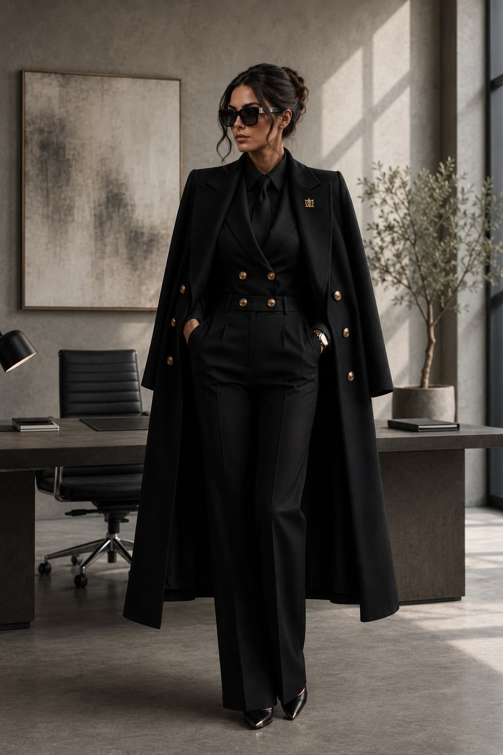 Boss Lady Luxury Outfit Full Suit Black
