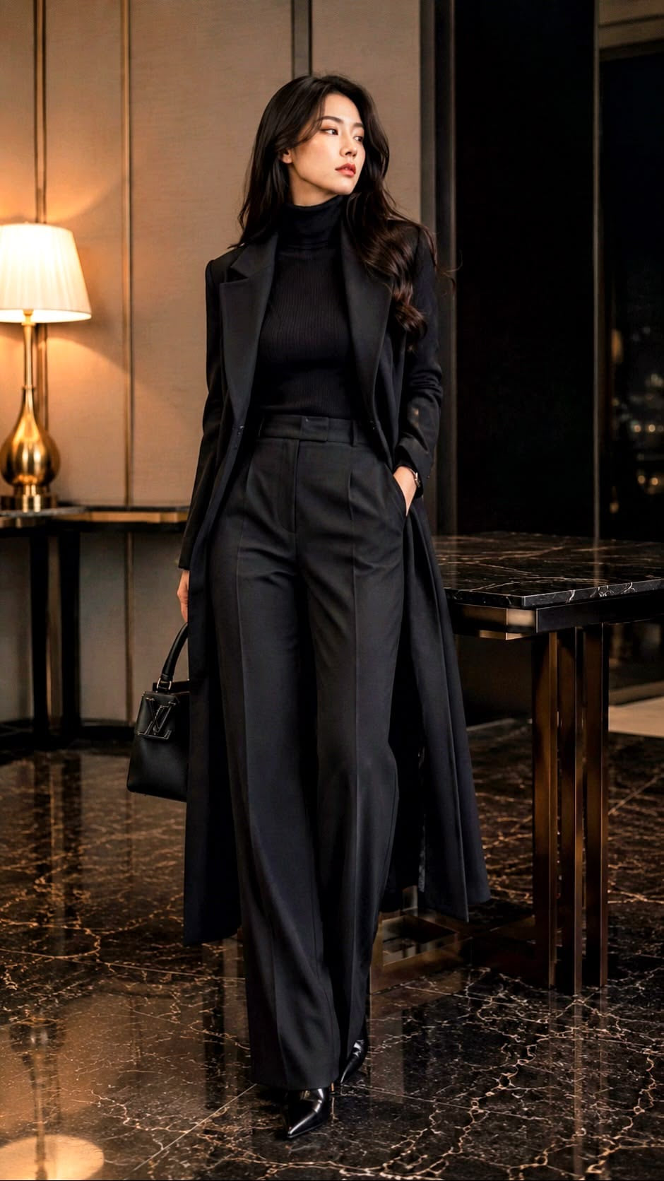 Boss Lady Luxury Outfit Full Suit Black